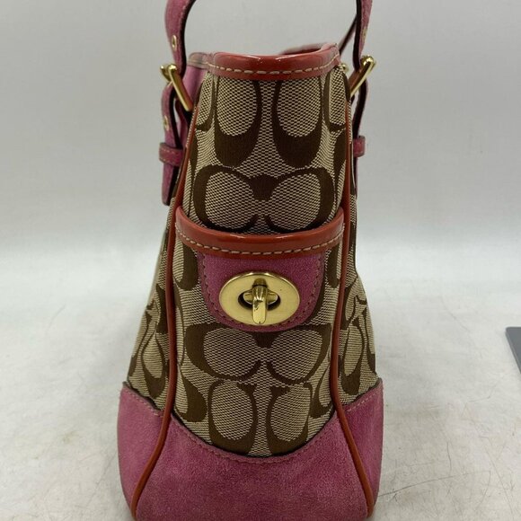 GUC Coach Signature Canvas Shoulder Bag - Picture 5 of 16